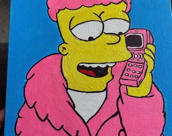 Playboy  Bart Simpson Painting