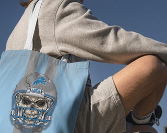 Football Season Cute Bag, Detroit Lions Tote Bag, Football Tote Bag, Cute Tote Bags, Cute Gift, Cute Tote Bag, Custom Gift Idea Lions Lover