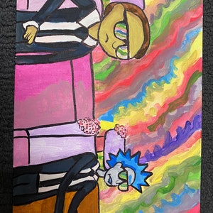 Rick and Morty Painting