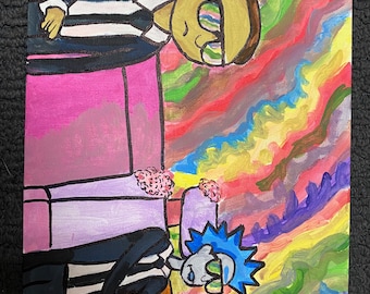 Rick and Morty Painting