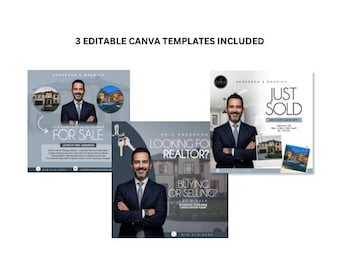 Canva Realtor Sold Flyer Real Estate Agent Just Sold Flyer Template Realtor For Sale Flyer Looking For A Realtor Flyer Realtor Social Media