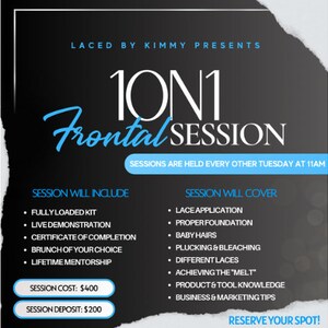 Canva 1on1 Lace Course Flyer Template/ Digital Hair Class E-Flyer/ DIY Group Lash Course Flyer Template/ Editable Lash Masterclass IG Flyer