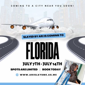 Canva Traveling Hairstylist Flyer Template DIY Hair Tour Flyer Traveling Lash Tech Flyer Template We&#39;re Moving Instagram Flyer New Location