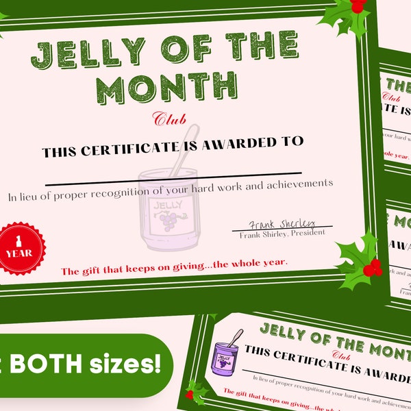 Jelly of the Month Club - Etsy