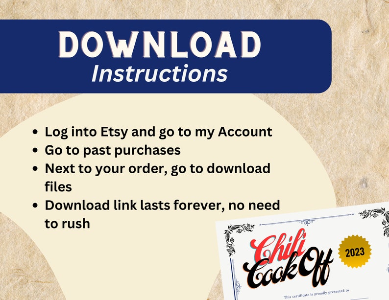 Chili Cook off Winner Kit Instant Download for 2023, 2024 and 2025 PLUS 1st, 2nd, 3rd Place