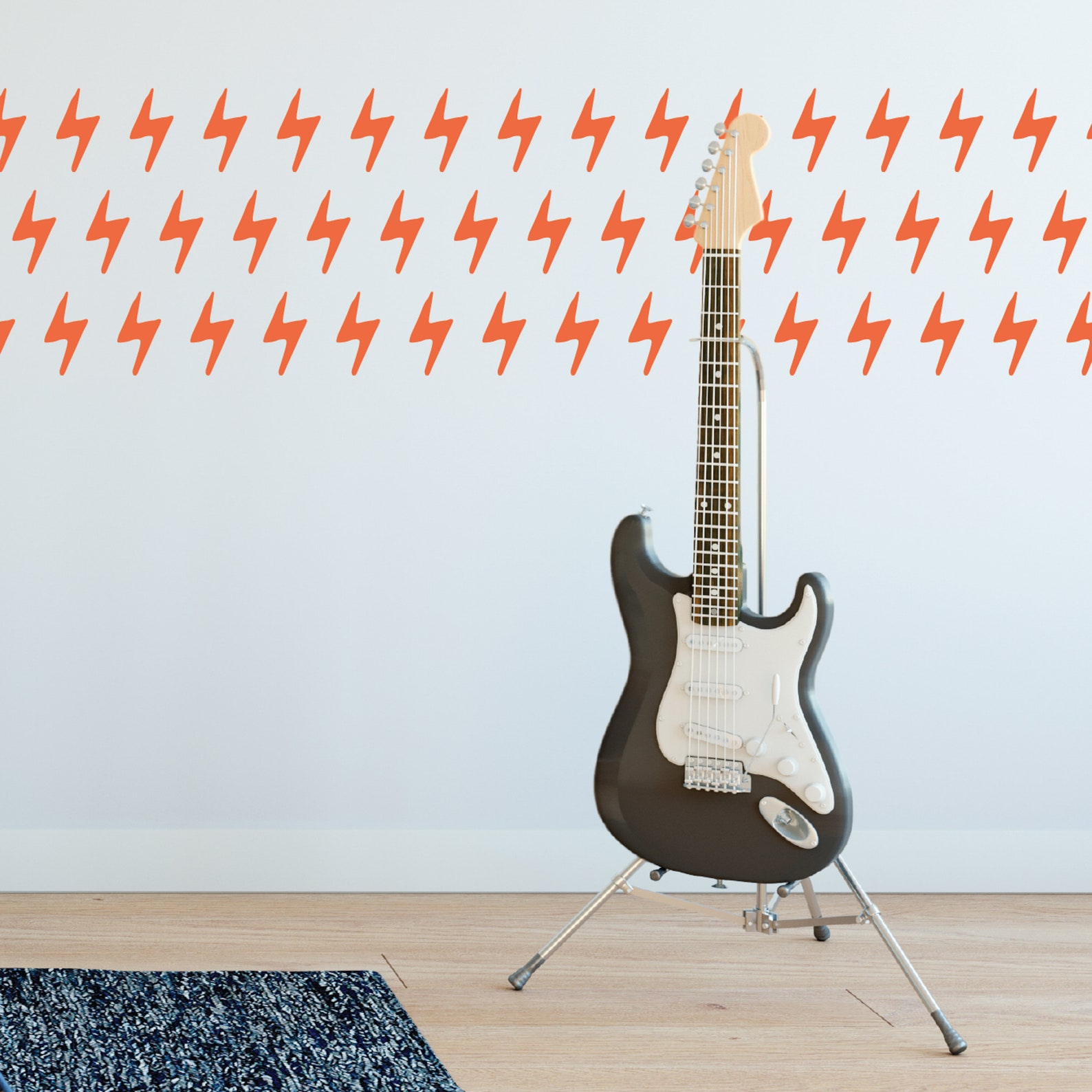 Autocollant Mural éclair - Sticker Vinylique Adhésif Pour Chambre D'enfant, Thème Super-héros