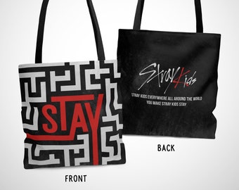 Stray Kids STAY Tote Bag, SKZ, Miroh, Kpop, Stay, Clé 1, 3racha, Bang Chan
