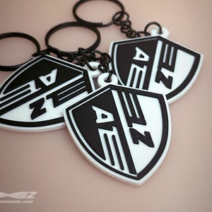 ATEEZ School Badge Keychain,  3D printed, The Real, Kpop, Atiny