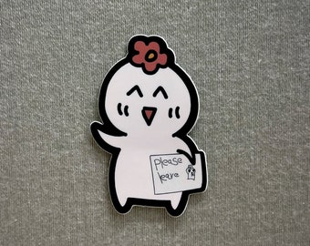 Hehetmon Sticker, Please leave, Yeosang, ATEEZ, Kpop, Atiny, Lightiny, Lightstick Decal, Kpop Sticker