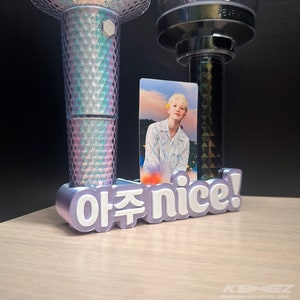 Seventeen Aju Nice Caratbong Stand y soporte para PC, Lightstick Ver.2 y Ver.3, exhibición de Carat bong, soporte de lightstick