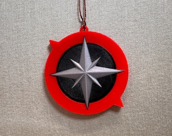 Adorno de brújula de Stray Kids, accesorio para espejo de coche, impreso en 3D, Kpop, STAY