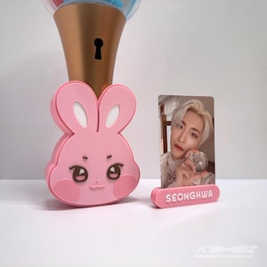 Aniteez DDEONGbyeoli Lightstick Stand, Seonghwa, Ateez Lightiny Holder for Version 1 or 2