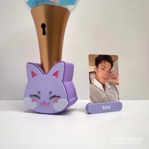 Aniteez SANdeoki Lightstick Stand, San, Ateez Lightiny Holder for Version 1 or 2