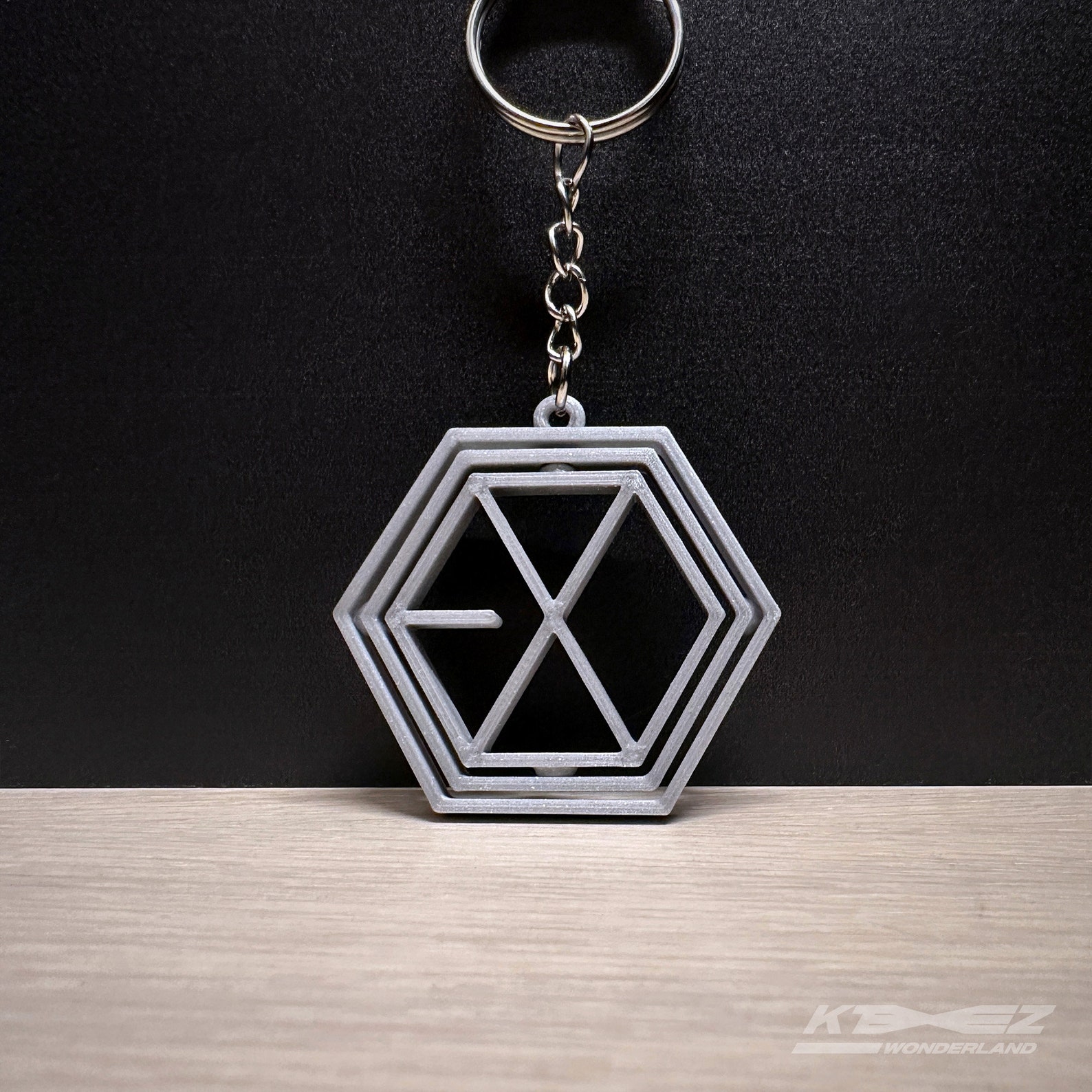 EXO Logo Keychain, Gyroscope Fidget Spinner, 3D Printed, Kpop, EXO-L - Etsy