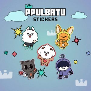 Pegatinas TXT PPULBATU, Tomorrow X Together, MOA, Kpop