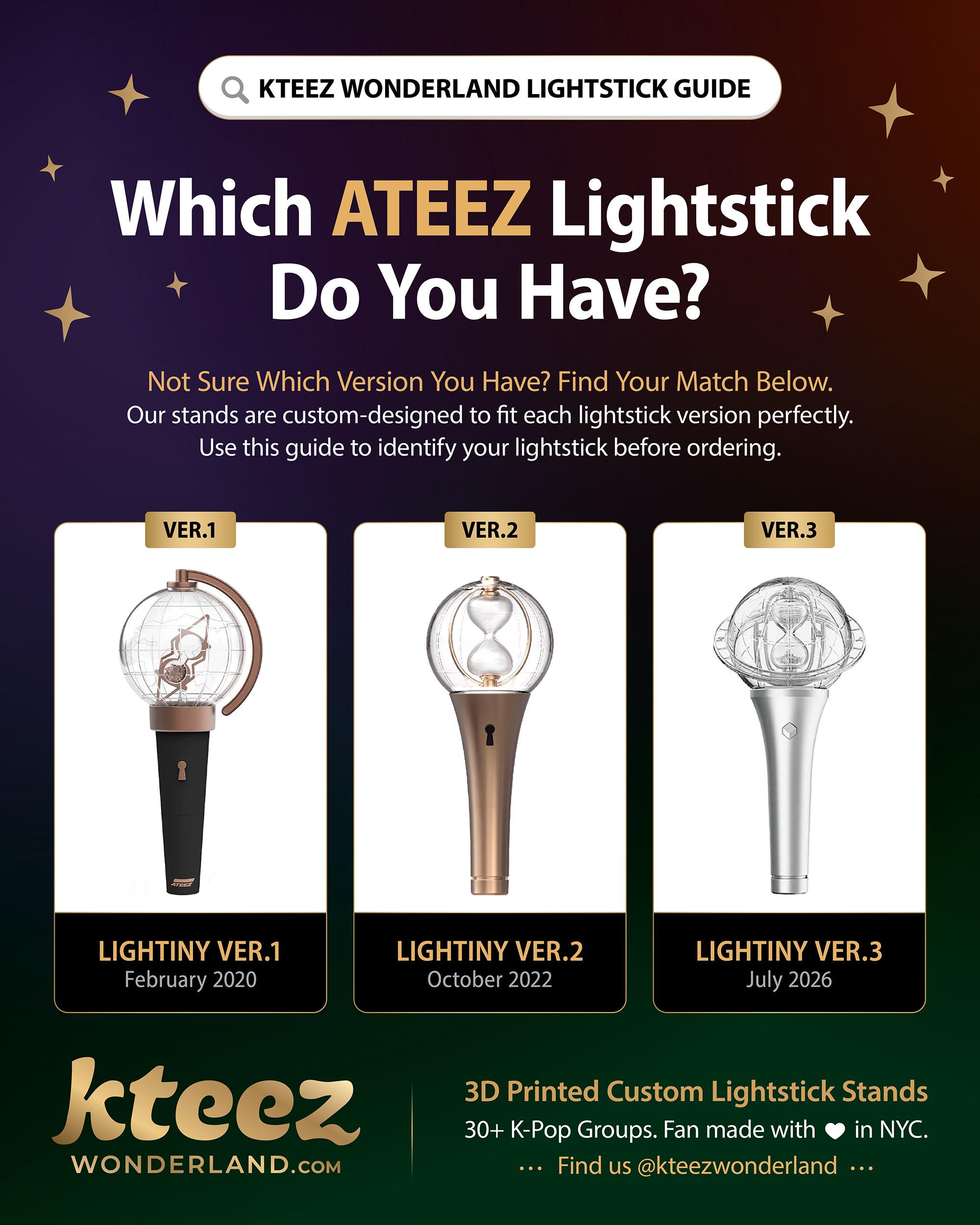 ATEEZ Lightiny Holder / Photo Card Stand / 8 Makes 1 Team / Atiny
