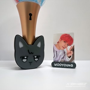 Aniteez WOOYOnyang Lightstick Stand, Wooyoung, Ateez Lightiny Holder for Version 1 or 2