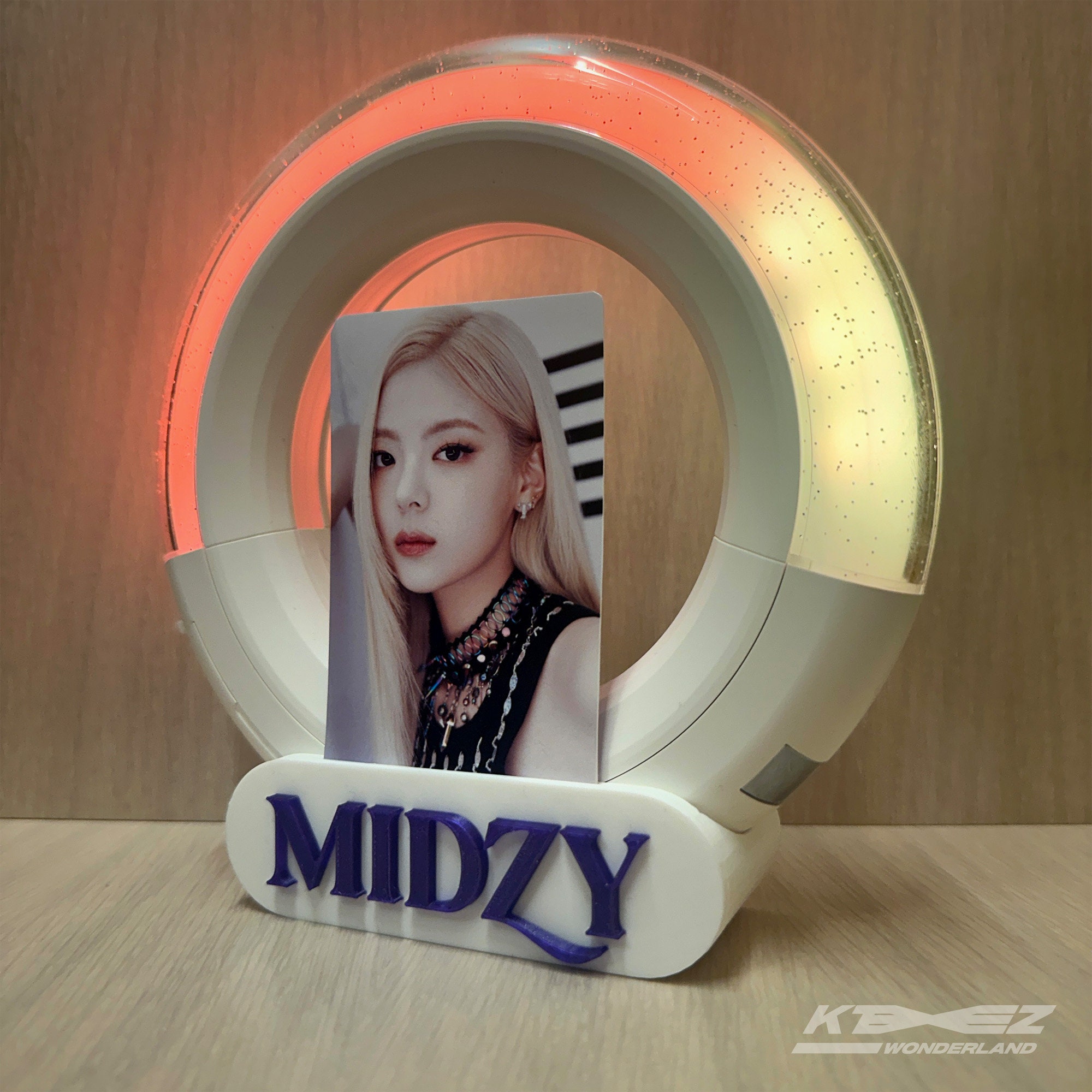 ITZY Light Ring Stand + PC Holder, MIDZY, Lightstick Stand