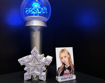 Aespa Star Lightstick Stand and Winter PC Holder, Sbong Holder, Kpop, gift for MY