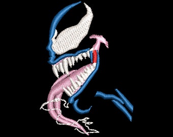 Venom Bordado Archivo de Diseño Bajo Conteo de Puntadas Dst Exp Pes Jef