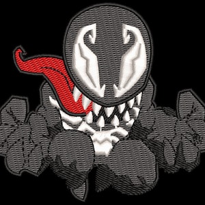 Mini Venom Embroidery File Design Pattern Dst Exp Pes