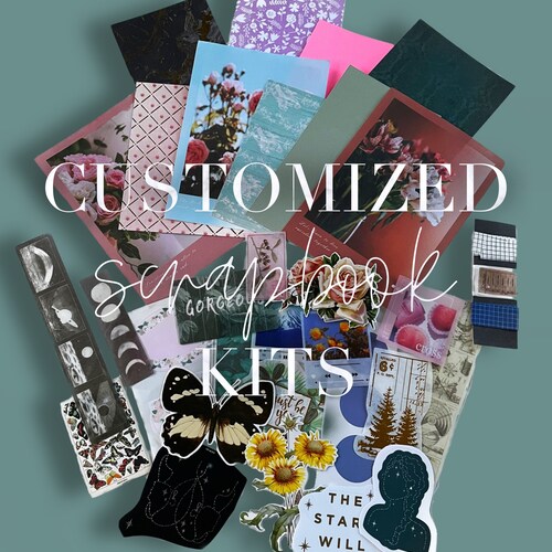 Personalized Scrapbook Kits Etsy