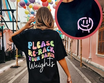 Housse de pompe amusante, rangez votre chemise de poids, chemise de sport pour dynamophilie, t-shirt de sport mignon, vêtements de sport, cadeau d'haltérophilie