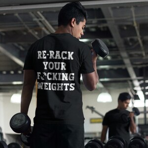 Gym Pump Cover, Re-Rack Your Weights Shirt, Funny Gym Shirt, Men Gym Shirt, Gym Rat Shirt, Weightlifting Shirt, Trainer Gift, Trendy Gym Tee