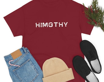 Maglietta Himothy, maglietta I'm Him, maglietta da basket, regalo per lui, regalo per gli amanti dello sport, regalo per il figlio, maglietta alla moda, regalo per la festa del papà