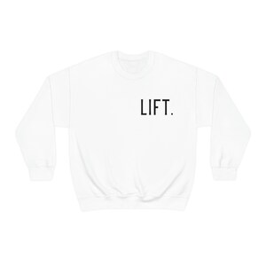 Lifting Pump Cover | Cute Workout Sweatshirt | Womens Fitness Hoodie | Weightlifting Hoodie | Women Lifting Sweatshirt White