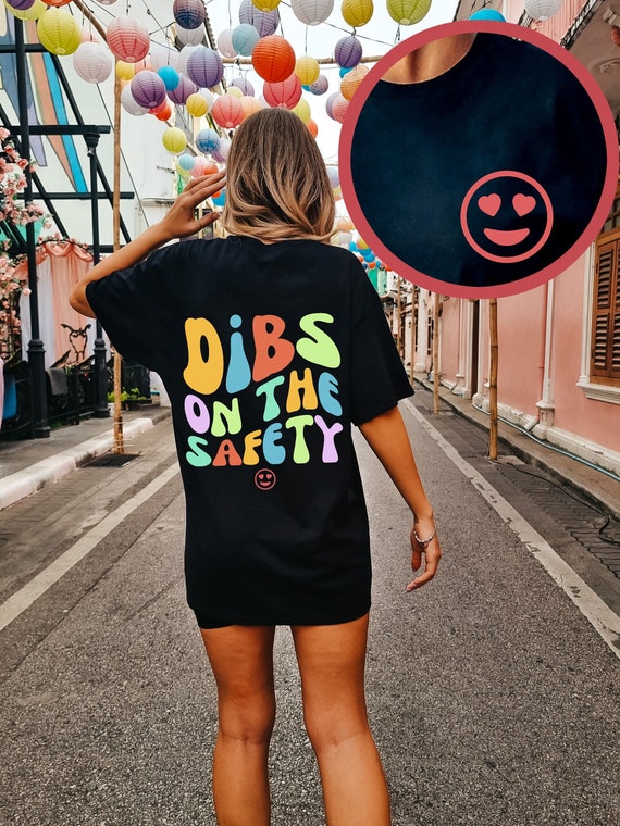 Dibs On The Safety Shirt - Football Girlfriend Tee - Football Wife - Football Player Gift - Funny Football Shirt - American Football Shirt