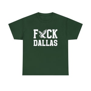 Koszulka Philadelphia, Koszulka F*ck Dallas, Koszulka na mecz futbolowy, Odzież na imprezę Philly Tailgate, Zabawna koszulka piłkarska Forest Green