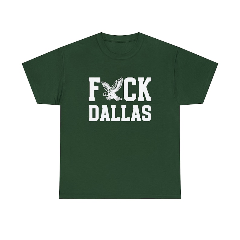 Koszulka Philadelphia, Koszulka F*ck Dallas, Koszulka na mecz futbolowy, Odzież na imprezę Philly Tailgate, Zabawna koszulka piłkarska Forest Green