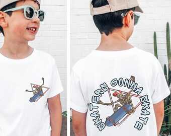 Skaters Gonna Skate Shirt, Kids Skate T-shirt, Skater Boy, Skateboard Lover, Skater Girl, Skater Kids Gift, Skateboarder Tee, Cool Kids Gift