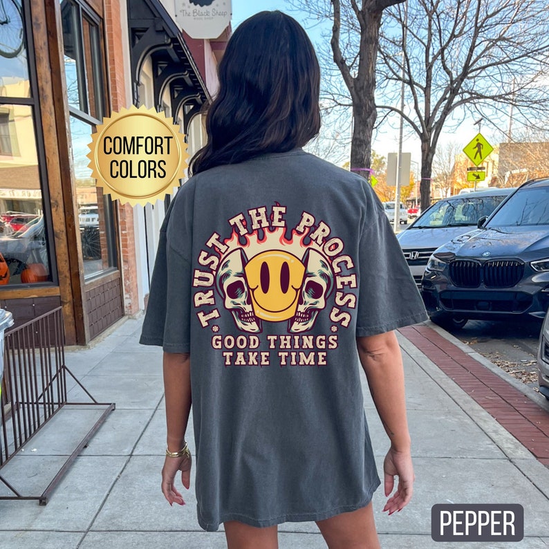 Trust The Process Good Things Take Time Shirt, Pepper Comfort Colors Shirt, Muscle Mommy Shirt, Gym Pump Cover, Powerlifting Shirt, Workout Shirt, Personal Trainer Gift, Vintage Gym Shirt