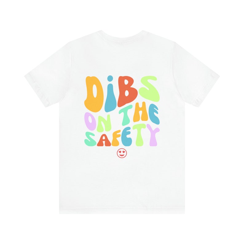 Dibs On The Sicherheit Shirt - Fußball Freundin Tee - Fußball Frau - Fußballspieler Geschenk - Lustiges Fußball Shirt - American Football Shirt White