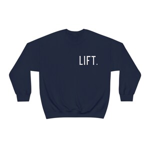Lifting Pump Cover | Cute Workout Sweatshirt | Womens Fitness Hoodie | Weightlifting Hoodie | Women Lifting Sweatshirt Navy