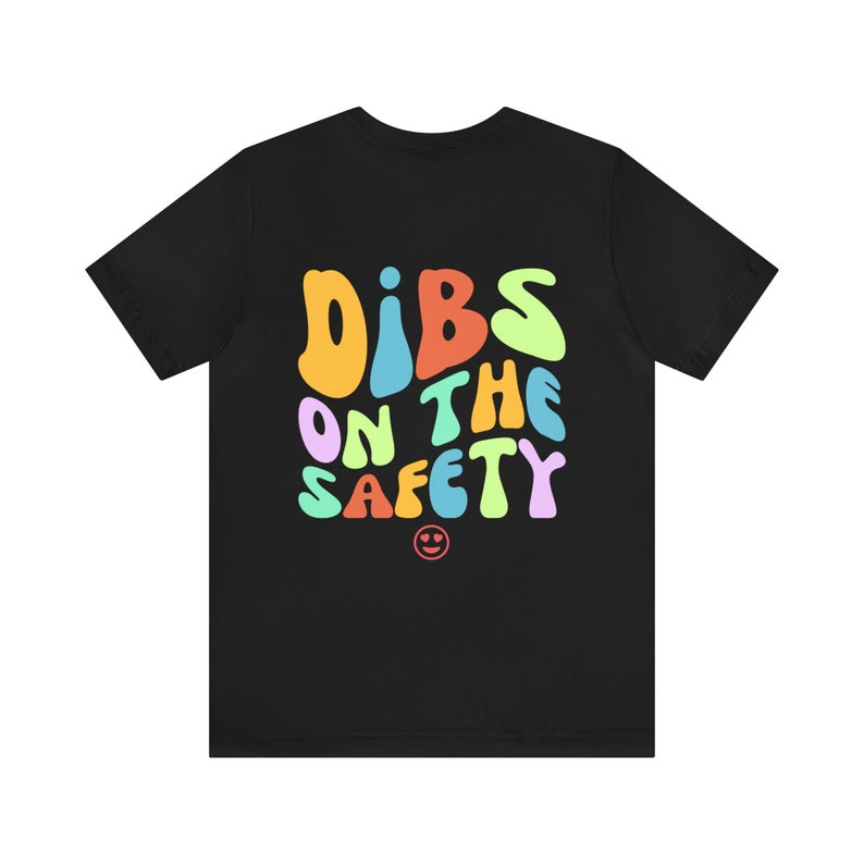 Dibs On The Sicherheit Shirt - Fußball Freundin Tee - Fußball Frau - Fußballspieler Geschenk - Lustiges Fußball Shirt - American Football Shirt Black