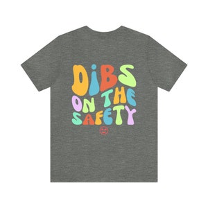 Dibs On The Sicherheit Shirt - Fußball Freundin Tee - Fußball Frau - Fußballspieler Geschenk - Lustiges Fußball Shirt - American Football Shirt Deep Heather