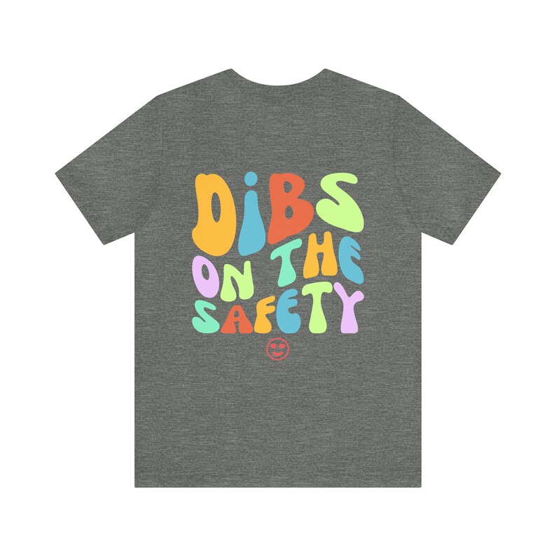 Dibs On The Sicherheit Shirt - Fußball Freundin Tee - Fußball Frau - Fußballspieler Geschenk - Lustiges Fußball Shirt - American Football Shirt Deep Heather