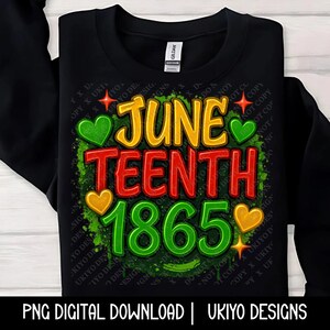 Juneteenth Black Independence Day PNG – Emancipation Day 1865 Clipart, Freedom Printable, African American History Digital Download [26]