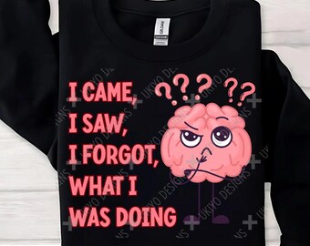 Funny Brain Sarcasm PNG, Printable Clipart (Digital Download)
