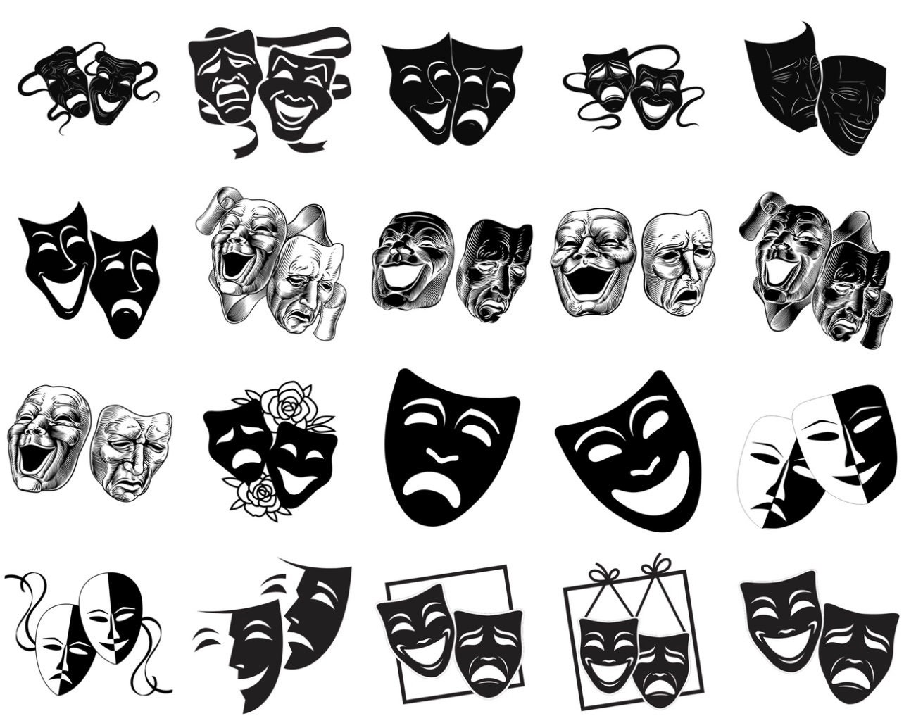 SCP 035 Maskgreek Comedy tragedy Maskstheater -  Israel
