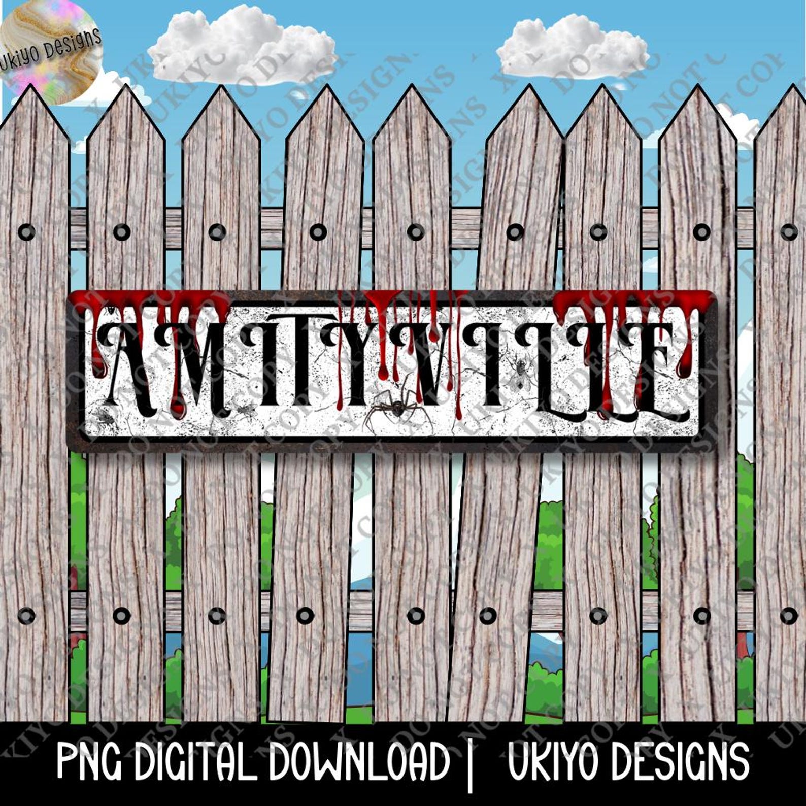 5 Horror Signs PNG Bundle, Horror Street Signs, Scary Sign PNG ...