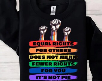 Rainbow Equal Rights PNG, Pride Clipart (Digital Download)