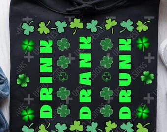 St. Patrick’s Day, Saint Patty‘s day, Shamrock, Luck of the Irish PNG ONLY| Printable Clipart| Sublimation| Instant Digital Download