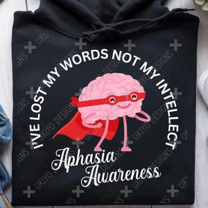 Consapevolezza dell'afasia, guerriero dell'afasia, supporto, orgoglioso caregiver SOLO PNG / Arte stampabile / Clipart / Sublimazione / Download immediato / Digitale 3
