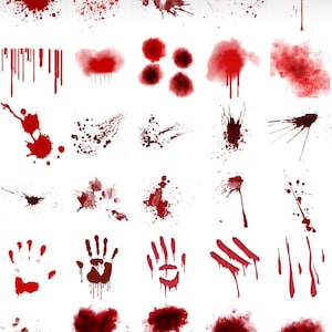 300 PNGs| Blood Splatter, Crime scene, Scary, Spooky, Halloween, Horror, gore PNG ONLY| Printable| Sublimation| Instant Digital Download [1]