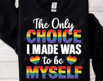 LGBTQ, Orgullo, Amor es Amor, Arcoíris, Queer, Sé Tú Mismo, Arte Inclusivo SOLO PNG/ Imprimible/ Sublimación/ Descarga Digital Instantánea [12]