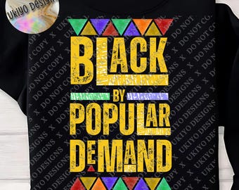 Afrocentric Black History Typography PNG, Empowerment Quote (Digital Download)